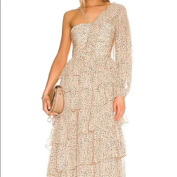 ❌SOLD❌ Ulla Johnson Hazel Gown in Leopard Ikat Dot - Picture 4 of 15